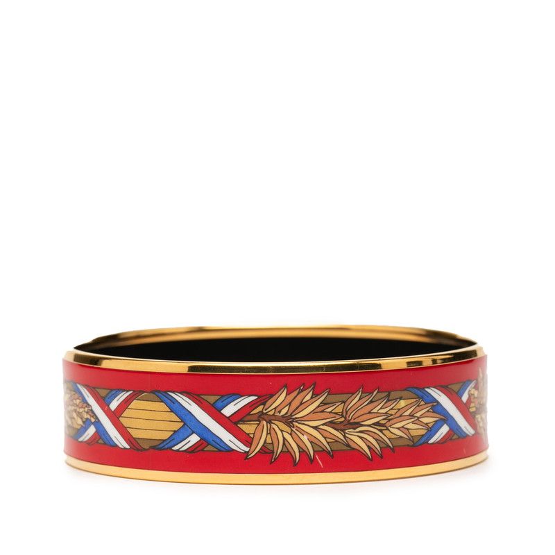 Hermes Enamel GM Cloisonne Gold Red Multicolor Plated — view 3