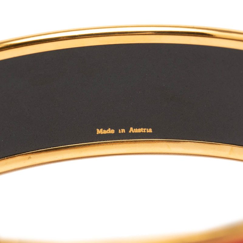 Hermes Enamel GM Cloisonne Gold Red Multicolor Plated — view 6