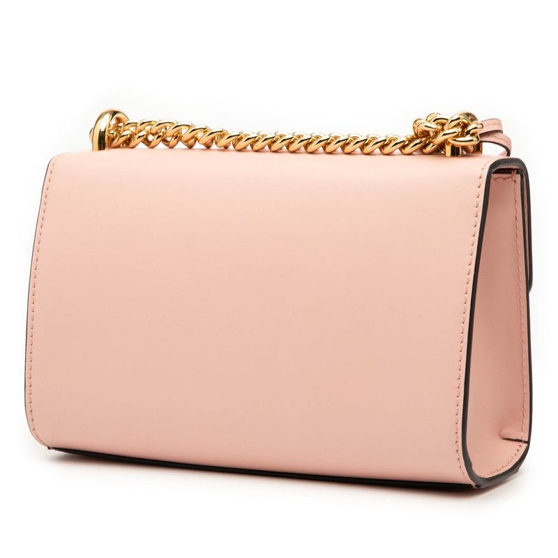 Gucci Padlock Star Bijou Chain Shoulder Bag Pink Leather — view 2