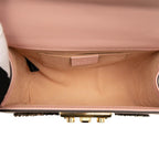 Gucci Padlock Star Bijou Chain Shoulder Bag Pink Leather — view 4