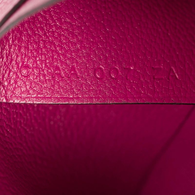 Hermes Bastia Coin Case Purse Rose Purple Chevre — view 6