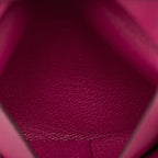 Hermes Bastia Coin Case Purse Rose Purple Chevre — view 4
