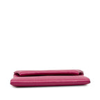 Hermes Bastia Coin Case Purse Rose Purple Chevre — view 3
