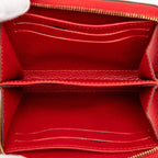 Louis Vuitton Monogram Empreinte Zippy Coin Purse Case Sleeves Red — view 4