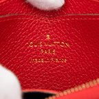 Louis Vuitton Monogram Empreinte Zippy Coin Purse Case Sleeves Red — view 5