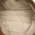 Gucci Paglia GG Sunset Brown Multicolor Leather Straw — view 4