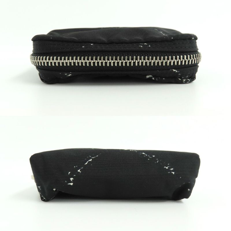 Chanel Coin Case Vintage Travel Line Black Silver Hardware No 5 Nylon — view 4