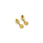 Chanel Coco Mark Motif GP Rhinestone Drop Earrings Accessories 22AC — view 5