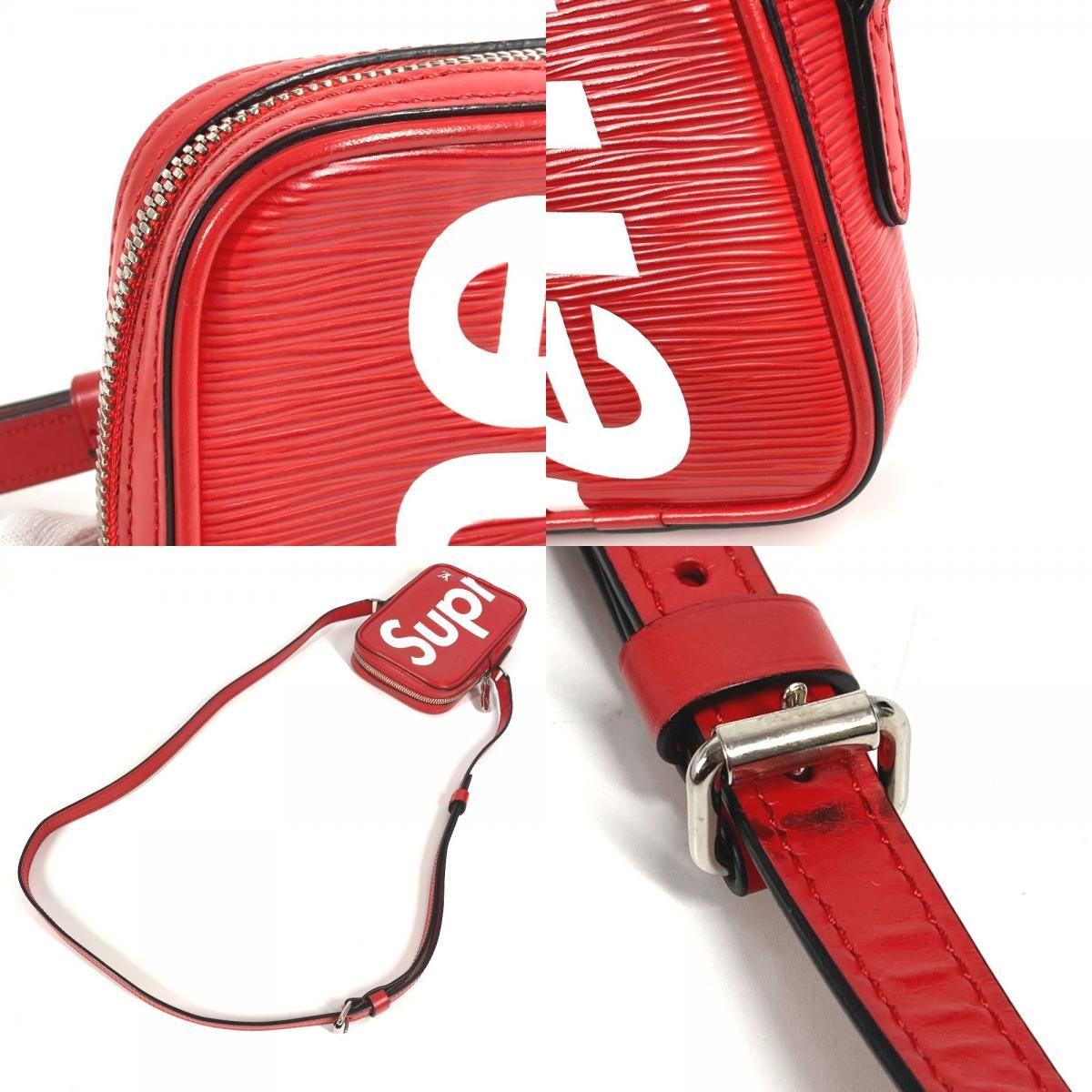 Louis Vuitton Shoulder Bag Danube P PM Epi Leather Red — view 2