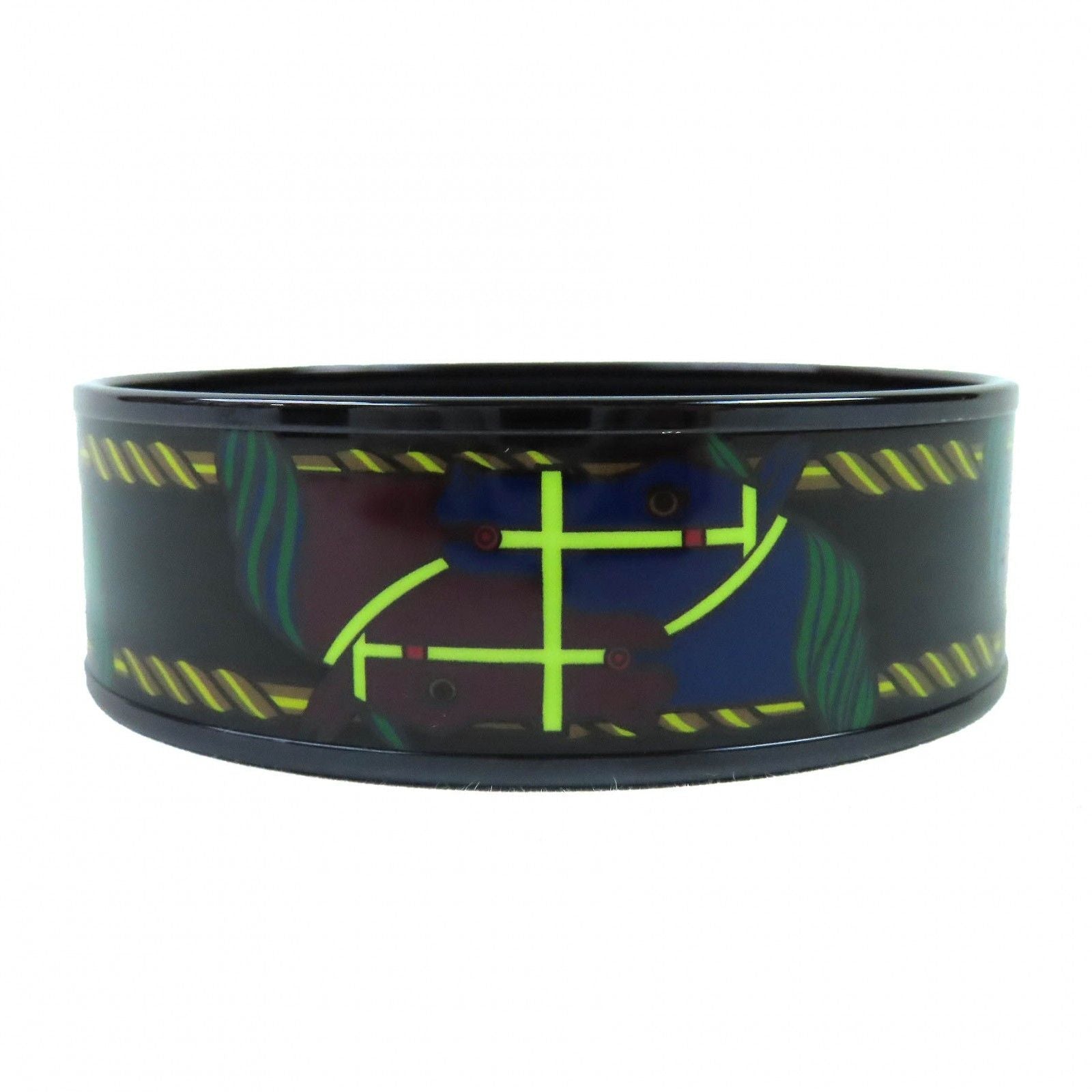 Hermes Enamel Gm Click Hh Bandana Bangle — view 9