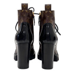 Louis Vuitton Star Trail Line Boots Short Shoes Leather Black Brown — view 5