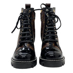 Louis Vuitton Star Trail Line Boots Short Shoes Leather Black Brown — view 2