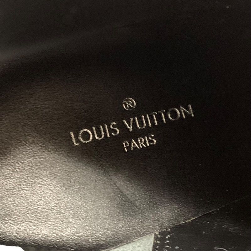 Louis Vuitton Star Trail Line Boots Short Shoes Leather Black Brown — view 8