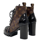 Louis Vuitton Star Trail Line Boots Short Shoes Leather Black Brown — view 4