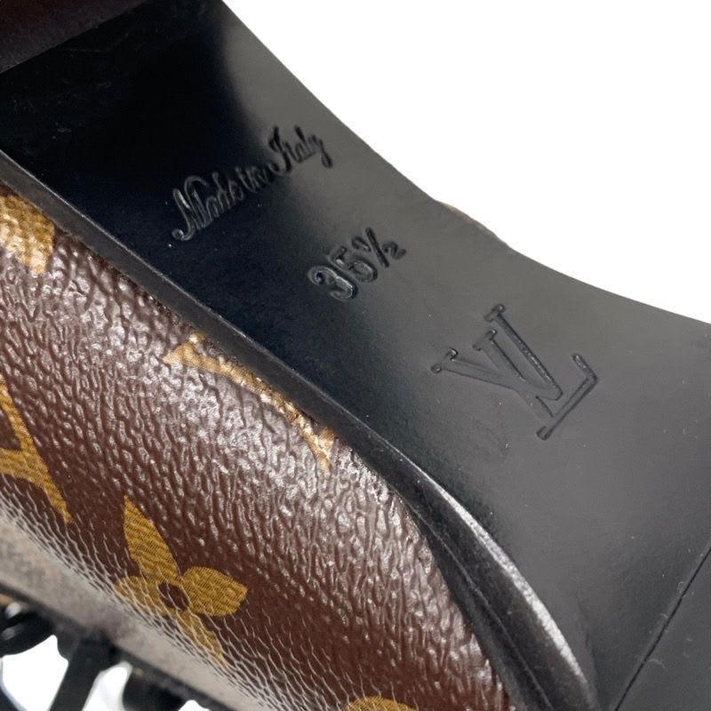 Louis Vuitton Star Trail Line Boots Short Shoes Leather Black Brown — view 9
