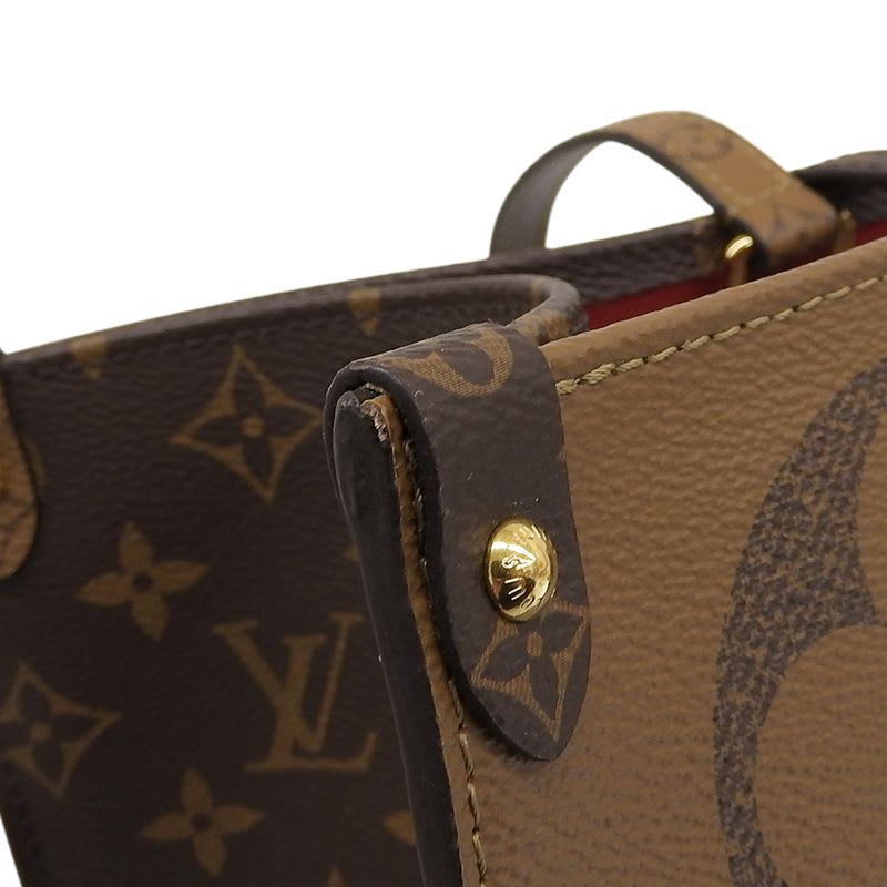 Louis Vuitton Monogram Reverse On The Go GM Tote Bag — view 5