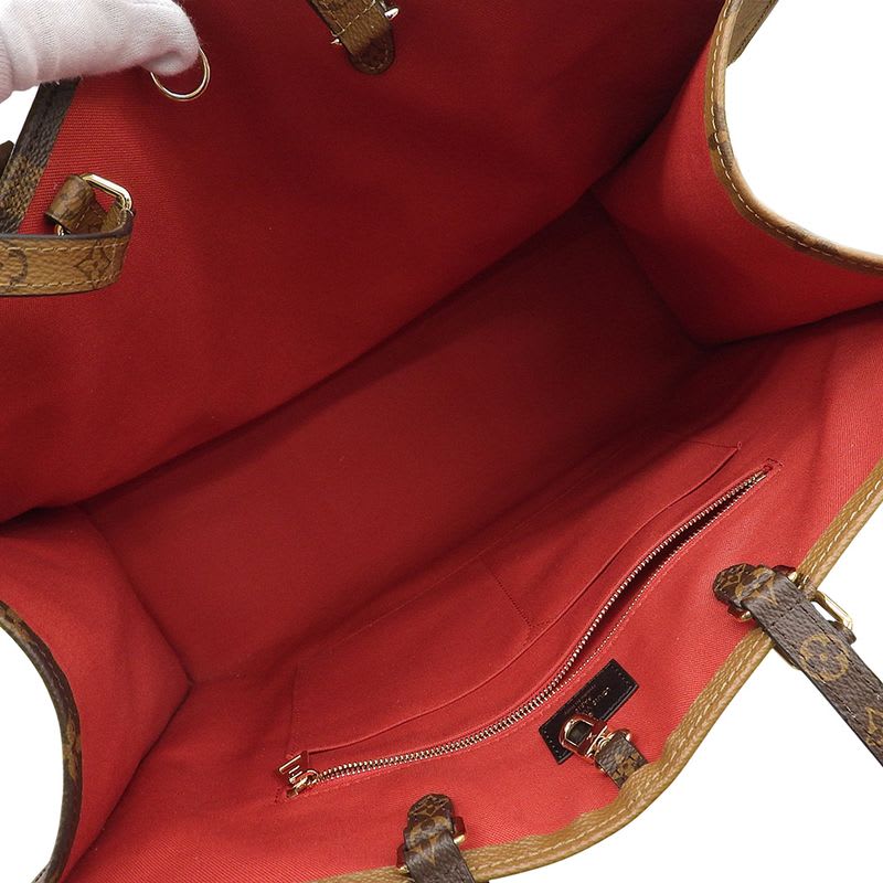 Louis Vuitton Monogram Reverse On The Go GM Tote Bag — view 7
