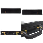 Gucci Vintage Trunk Case Briefcase Attache Leather Black 0957 — view 3