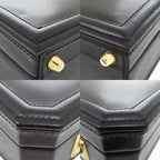 Gucci Vintage Trunk Case Briefcase Attache Leather Black 0957 — view 6