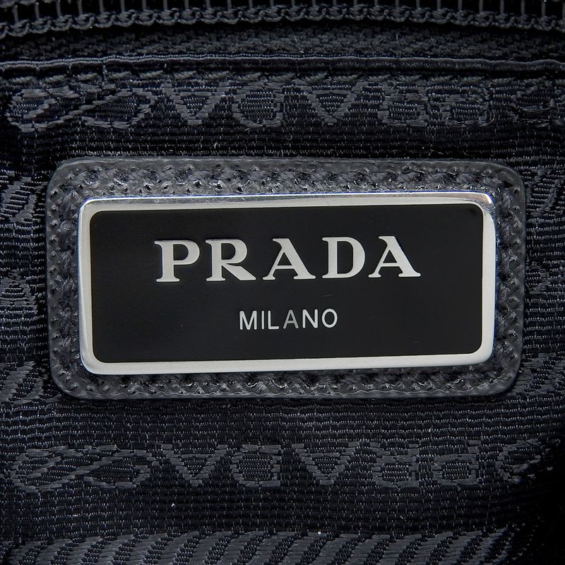 Prada Crossbody Saffiano Black Bag — view 8