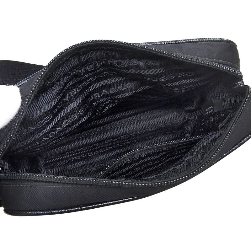 Prada Crossbody Saffiano Black Bag — view 7