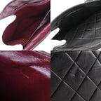 Chanel Coco Mark Quilted Vintage Lambskin Black Shoulder Bag — view 7