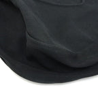 Prada Canvas Hobo Bag Shoulder Black 2 Vy005 Embossed Logo — view 6