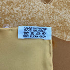 Hermes Scarf Silk Carre 90 Lavoie Lactee Milky Way Yellow — view 8