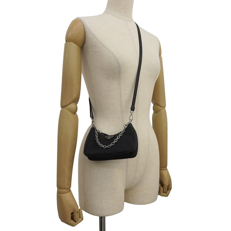 Prada Mini Chain Crossbody Bag — view 7
