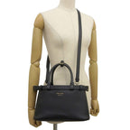Prada 2-Way Tote Buckle Small Shoulder Bag — view 8