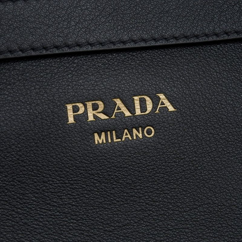 Prada 2-Way Tote Buckle Small Shoulder Bag — view 4