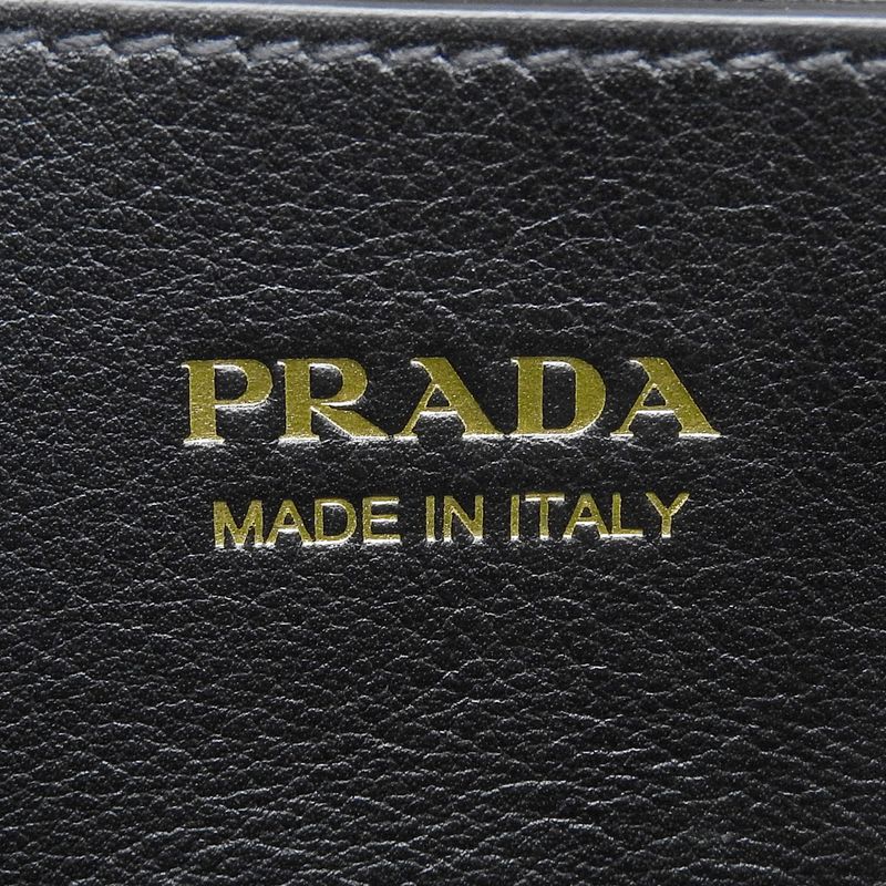 Prada 2-Way Tote Buckle Small Shoulder Bag — view 7
