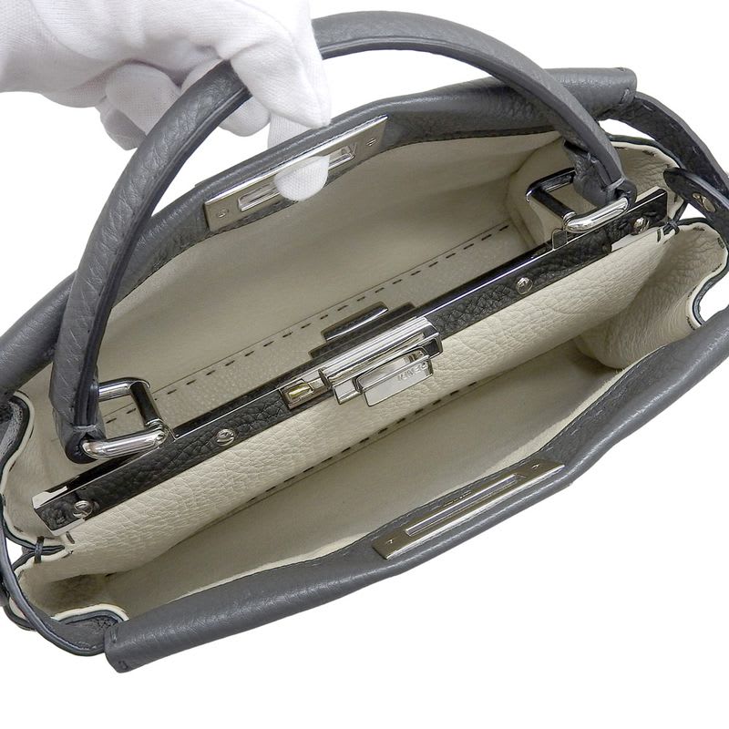Fendi Peekaboo Selleria Shoulder Bag — view 6