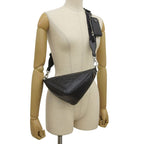 Prada Triangle Shoulder Mini Black Bag — view 8