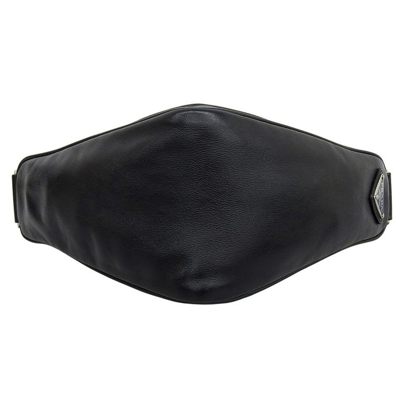 Prada Triangle Shoulder Mini Black Bag — view 3