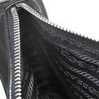 Prada Triangle Shoulder Mini Black Bag — view 6