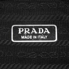 Prada Triangle Shoulder Mini Black Bag — view 7