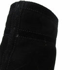 Chanel Quilted Mouton Long Boots Coco Mark Leather 35 Black — view 8