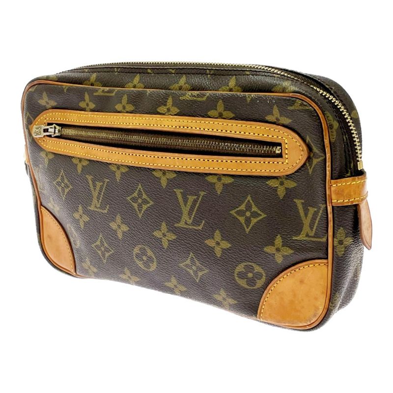 Louis Vuitton Monogram Marly Dragonne GM Second Bag Brown — view 3