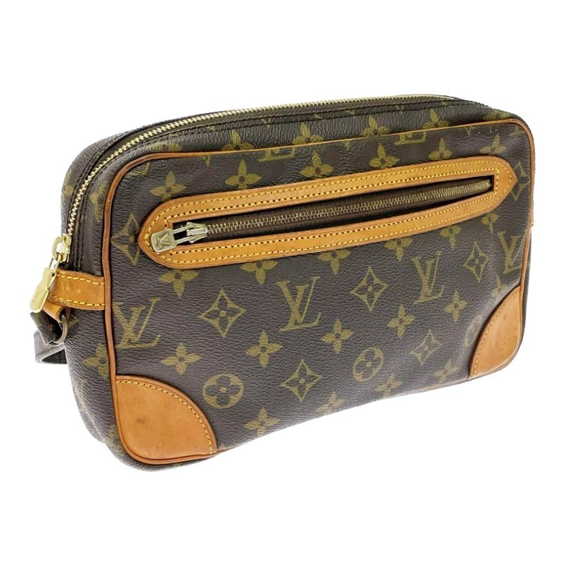 Louis Vuitton Monogram Marly Dragonne GM Second Bag Brown — view 2