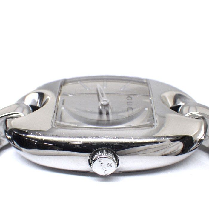 Gucci Watch Marina 121.5 Mirror Surface Dial Oval Link Bracelet — view 2