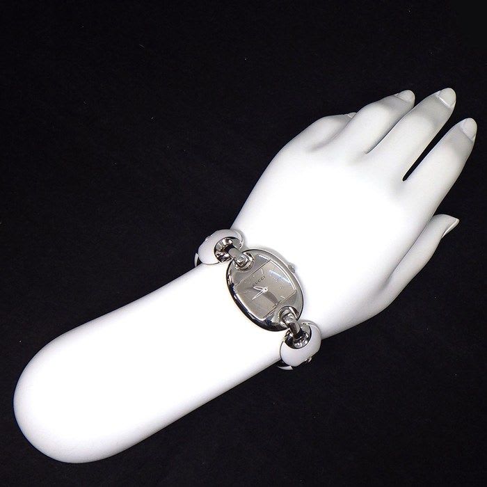 Gucci Watch Marina 121.5 Mirror Surface Dial Oval Link Bracelet — view 8