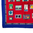 Chanel Scarf Silk Stamp Pattern Coco Mark Multicolor — view 4