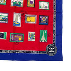 Chanel Scarf Silk Stamp Pattern Coco Mark Multicolor — view 5