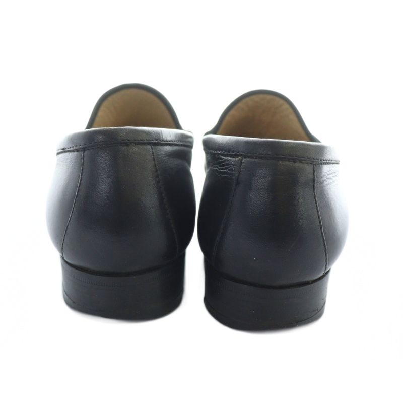 Gucci Loafer Moccasin Leather Horsebit Gold Hardware Logo 35 — view 5