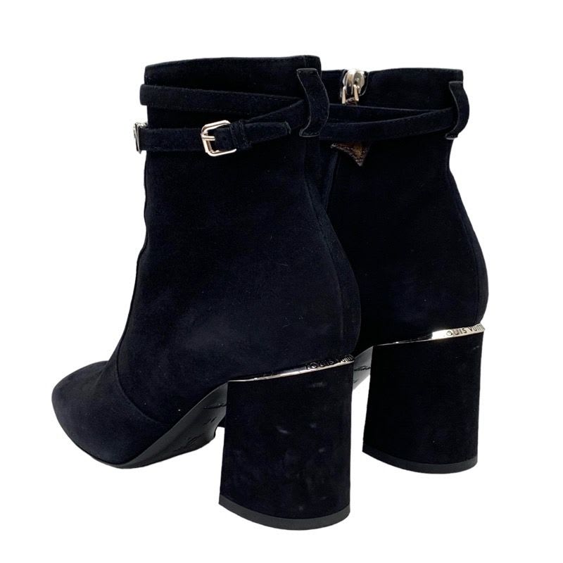Louis Vuitton Call Back Line Boots Short Ankle Shoes Logo Suede — view 4