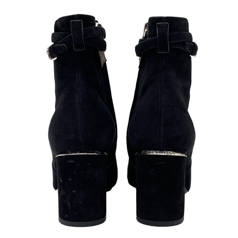 Louis Vuitton Call Back Line Boots Short Ankle Shoes Logo Suede — view 5