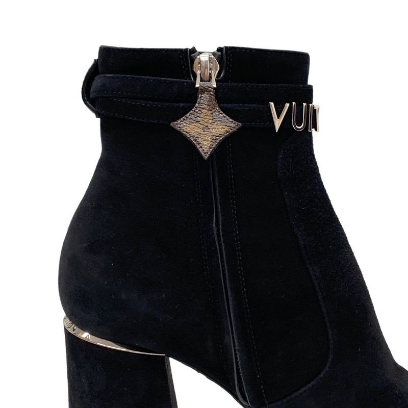 Louis Vuitton Call Back Line Boots Short Ankle Shoes Logo Suede — view 9
