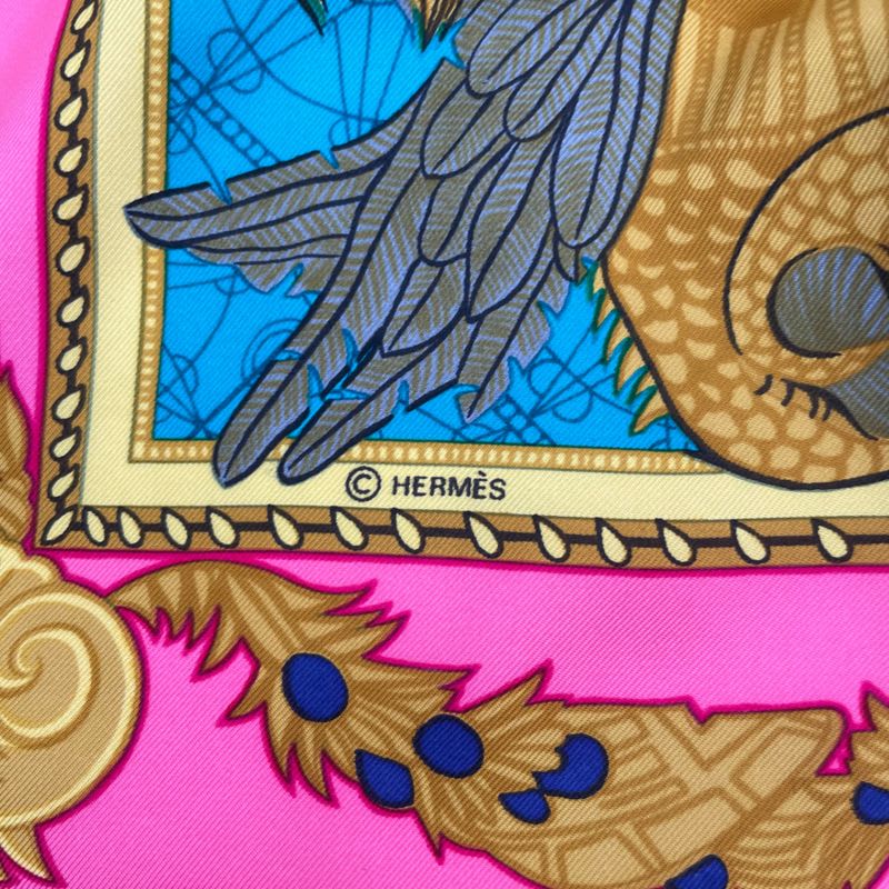Hermes Scarf Silk Carre 90 LES BISS ONE Devenise The Sailor Of Venice Multicolor — view 7