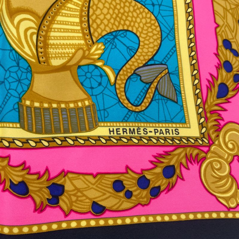 Hermes Scarf Silk Carre 90 LES BISS ONE Devenise The Sailor Of Venice Multicolor — view 6